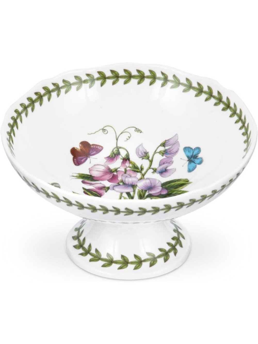 Scalloped Edge 7" Fine Porcelain Serving Bowl | Versatile for Cereal, Soup